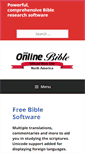 Mobile Screenshot of onlinebible.net